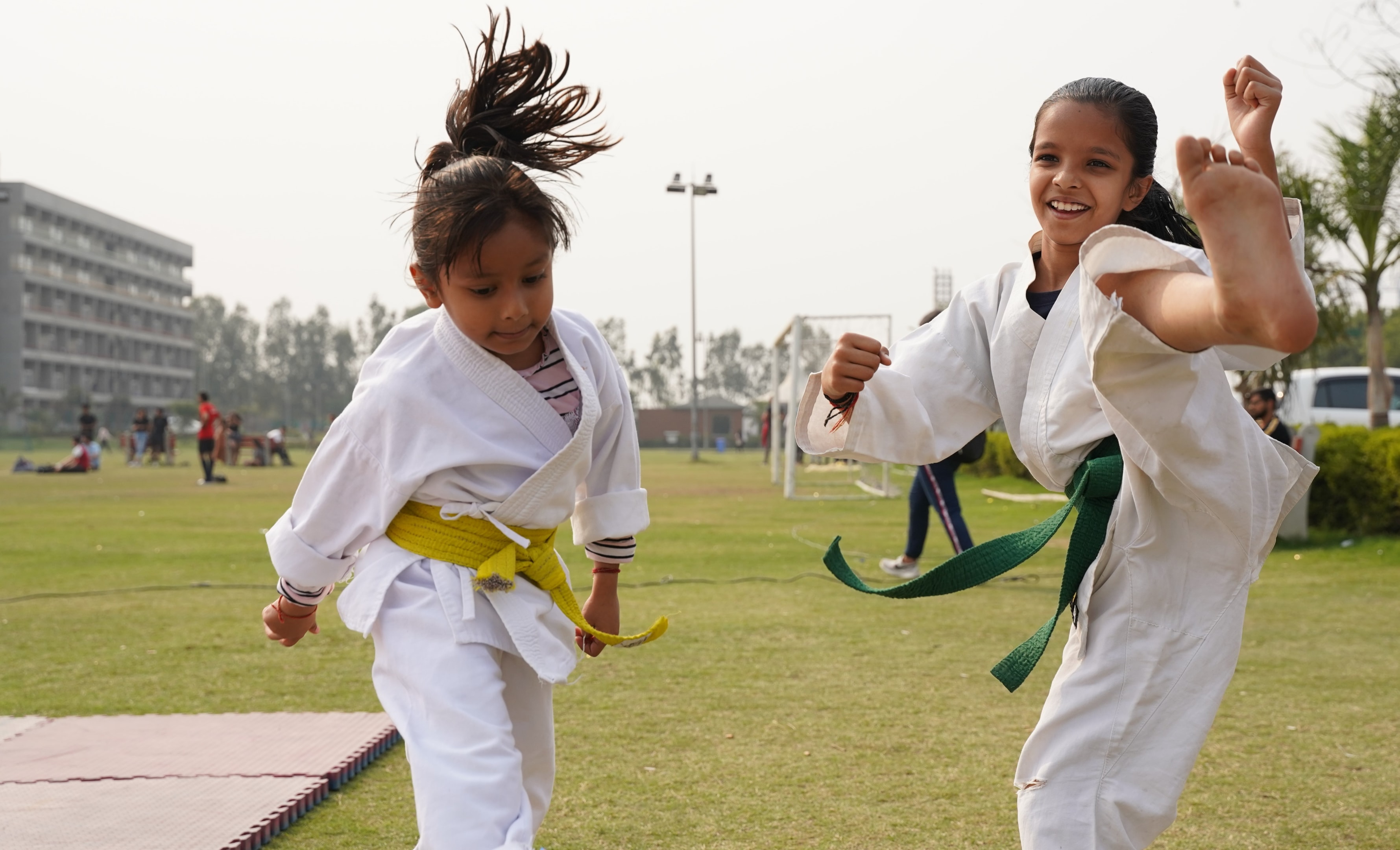 the physical benefits to this unique martial art is only a small aspect of learning haidong gumdo. advanced students begin to appreciate korean culture and its rich history as they build mental resilience, go through personal development, and most importantly have fun