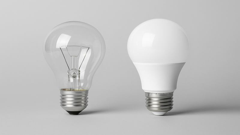A19 bulb's top resembles the shape of pear