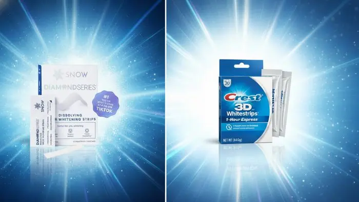 Product Overviews: SNOW Whitening Strips vs. Crest 3D Whitestrips