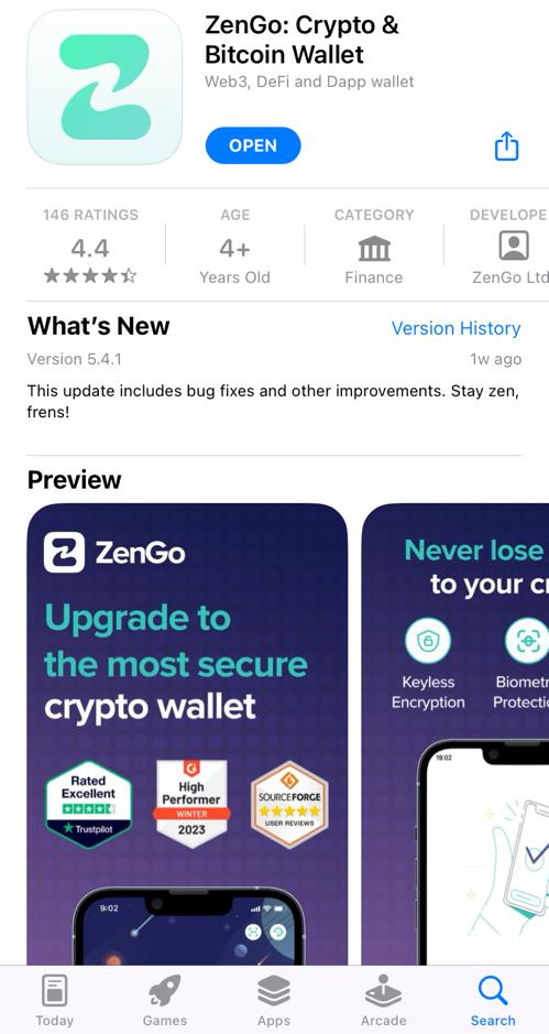 ZenGo supports iOs and Andriod