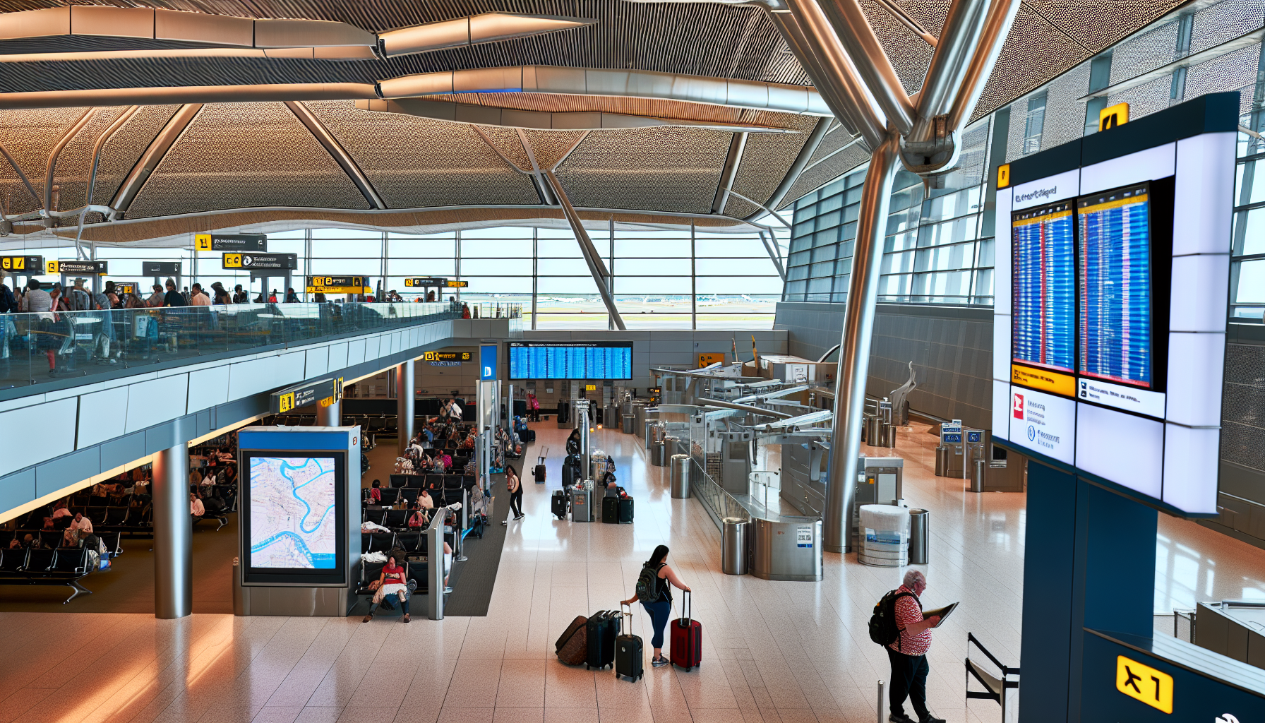 Terminal B at Newark Airport