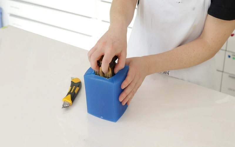 creating a mold box for silicone molds