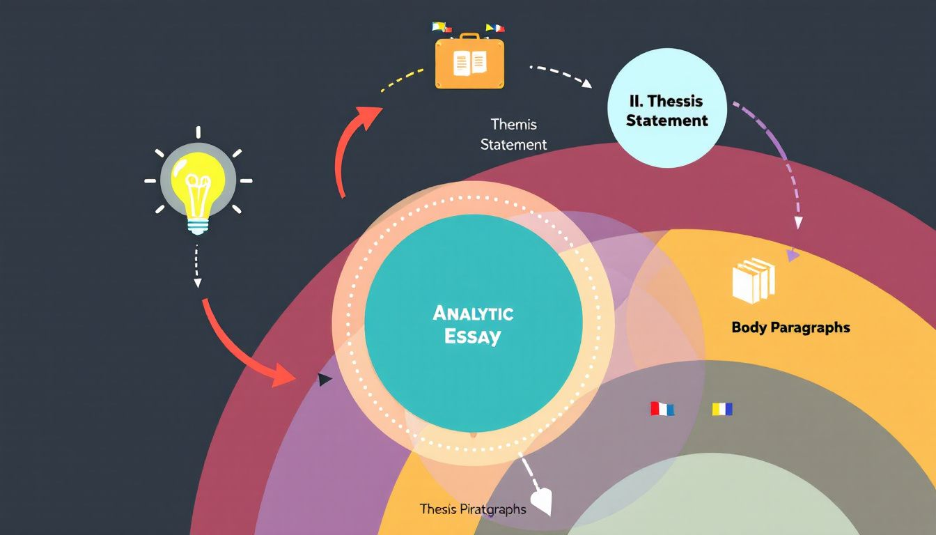 An overview of analytical essays and their key components.