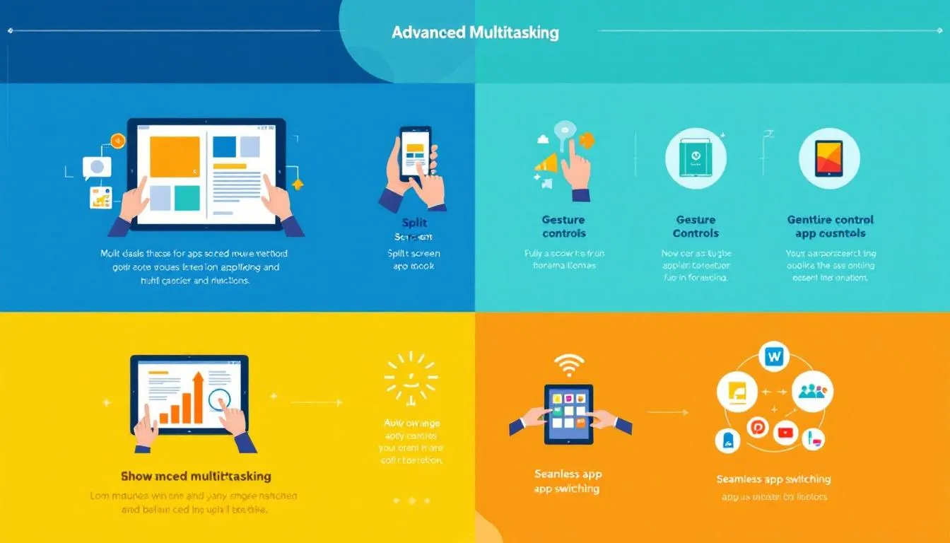 M&eacute;thodes avanc&eacute;es pour un multit&acirc;che efficace sur tablette.
