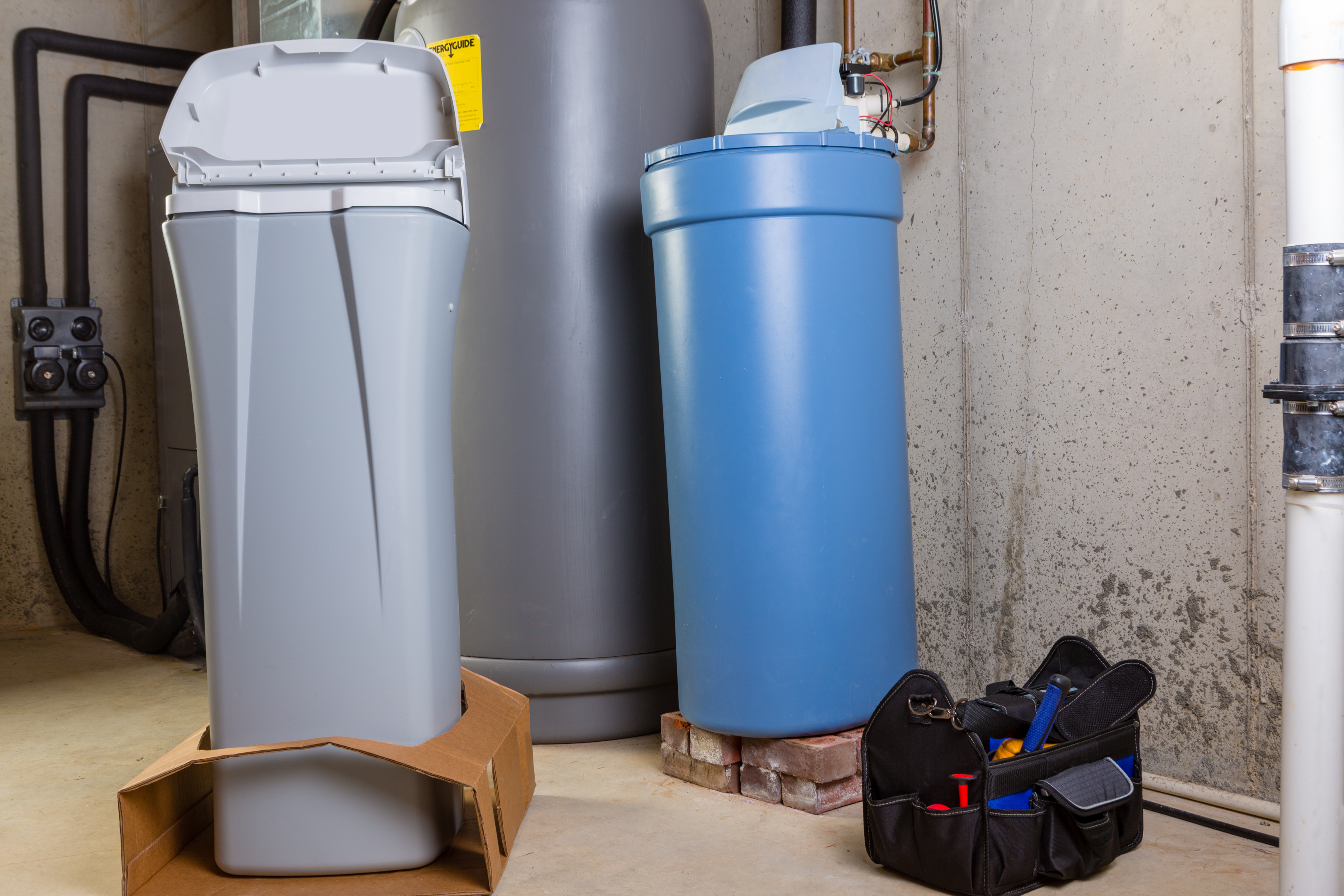 choosing the right location for a water softener system