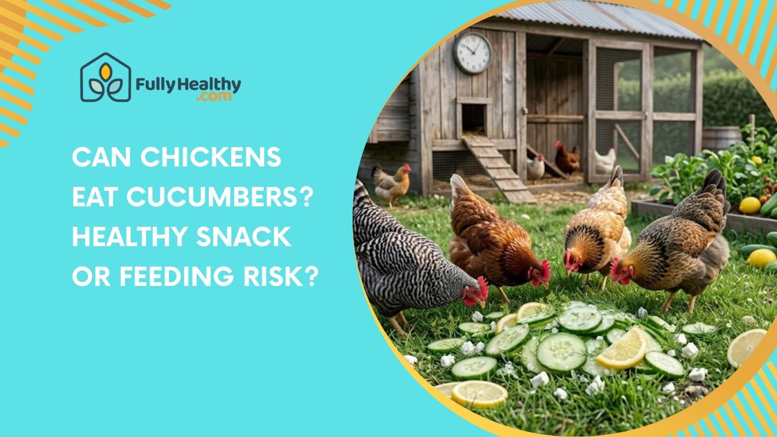 Can Chickens Eat Cucumbers? Healthy Snack or Feeding Risk?