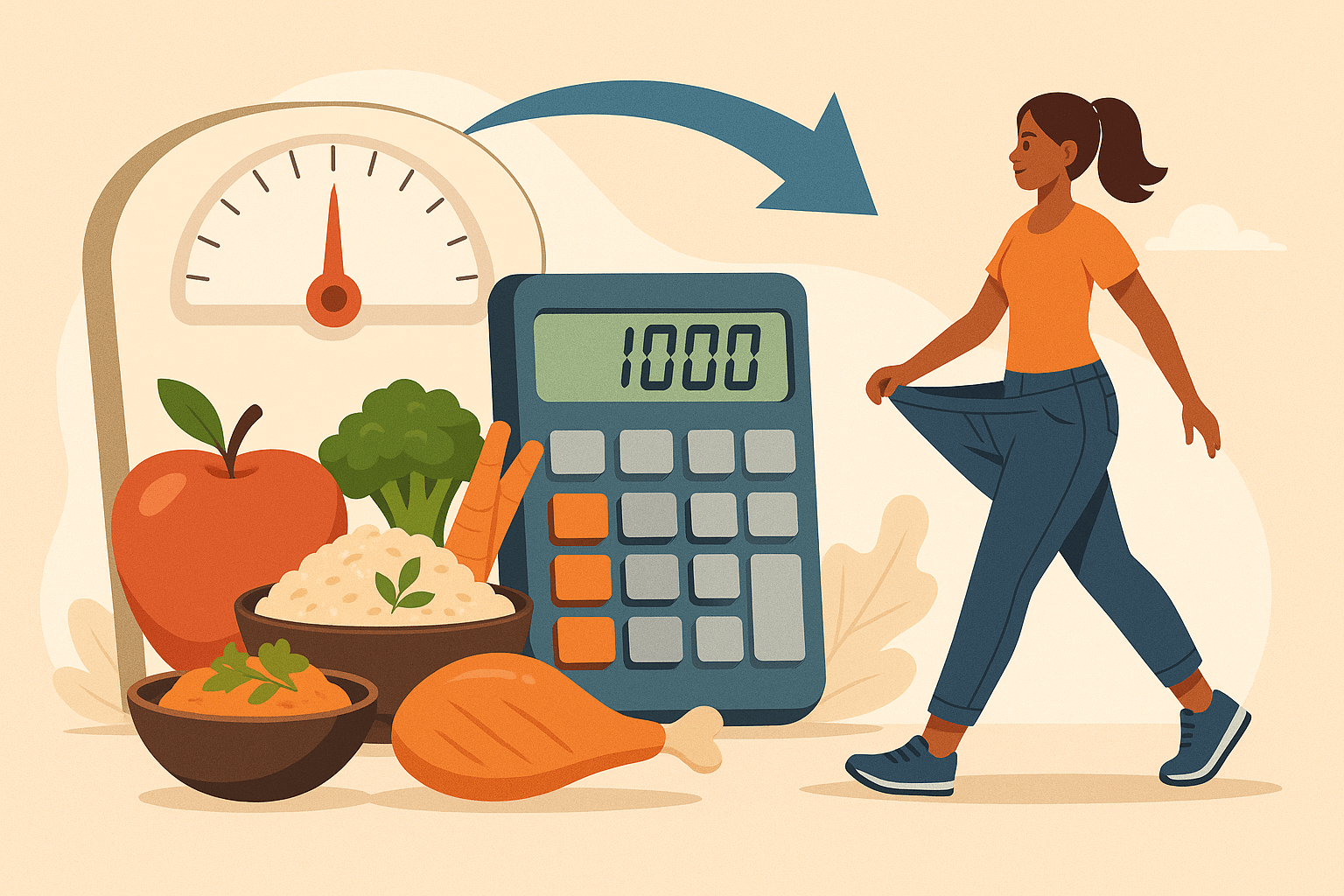 How a 1000 Calorie Diet Supports Weight Loss Efforts