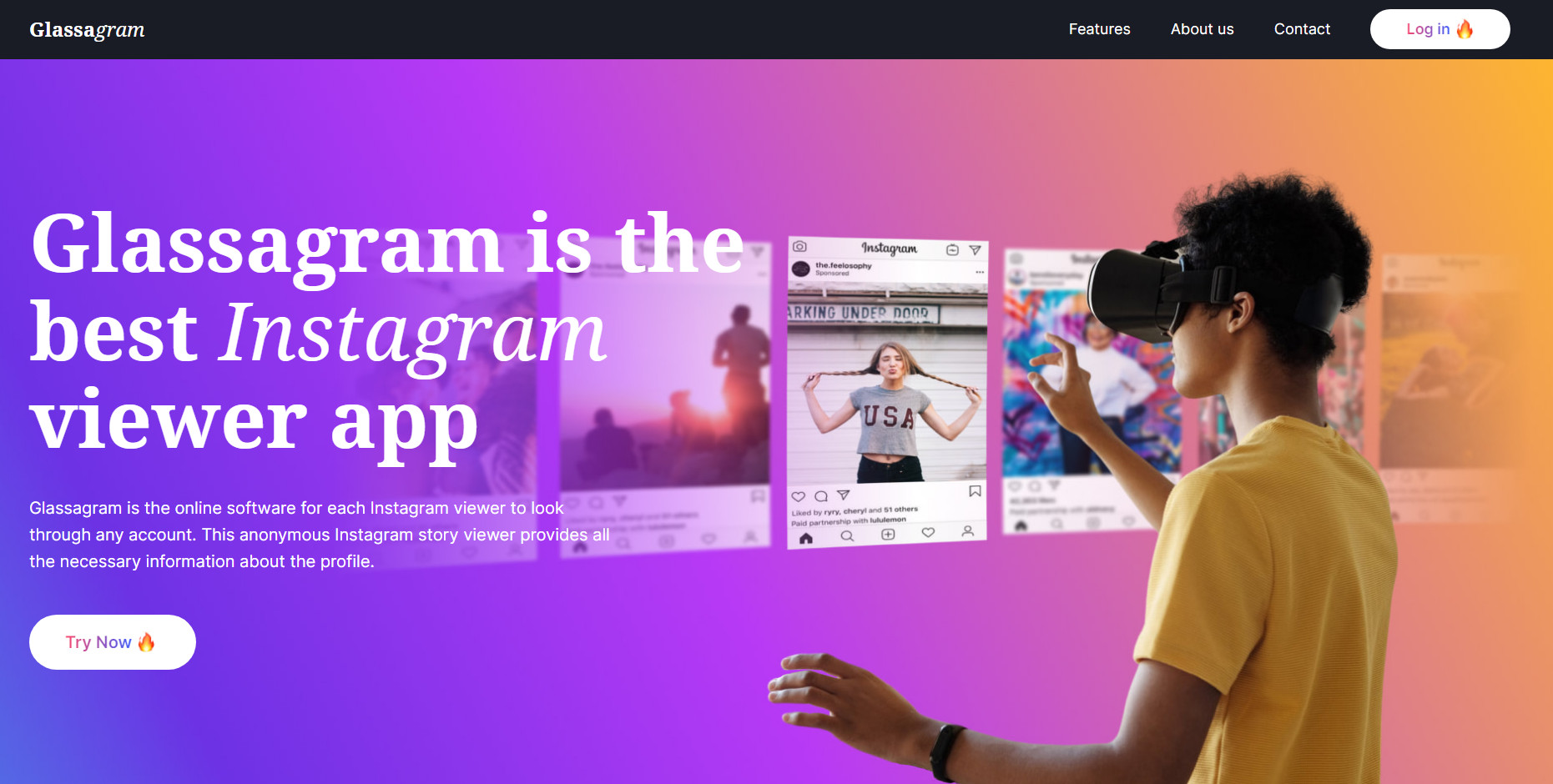 Glassagram anonymous instagram story viewer review