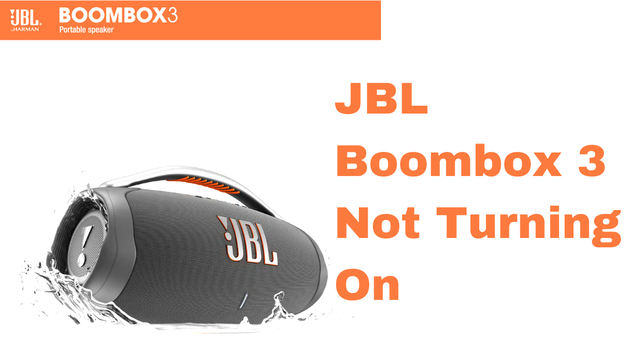 What to do when JBL Boombox 3 won't turn on?