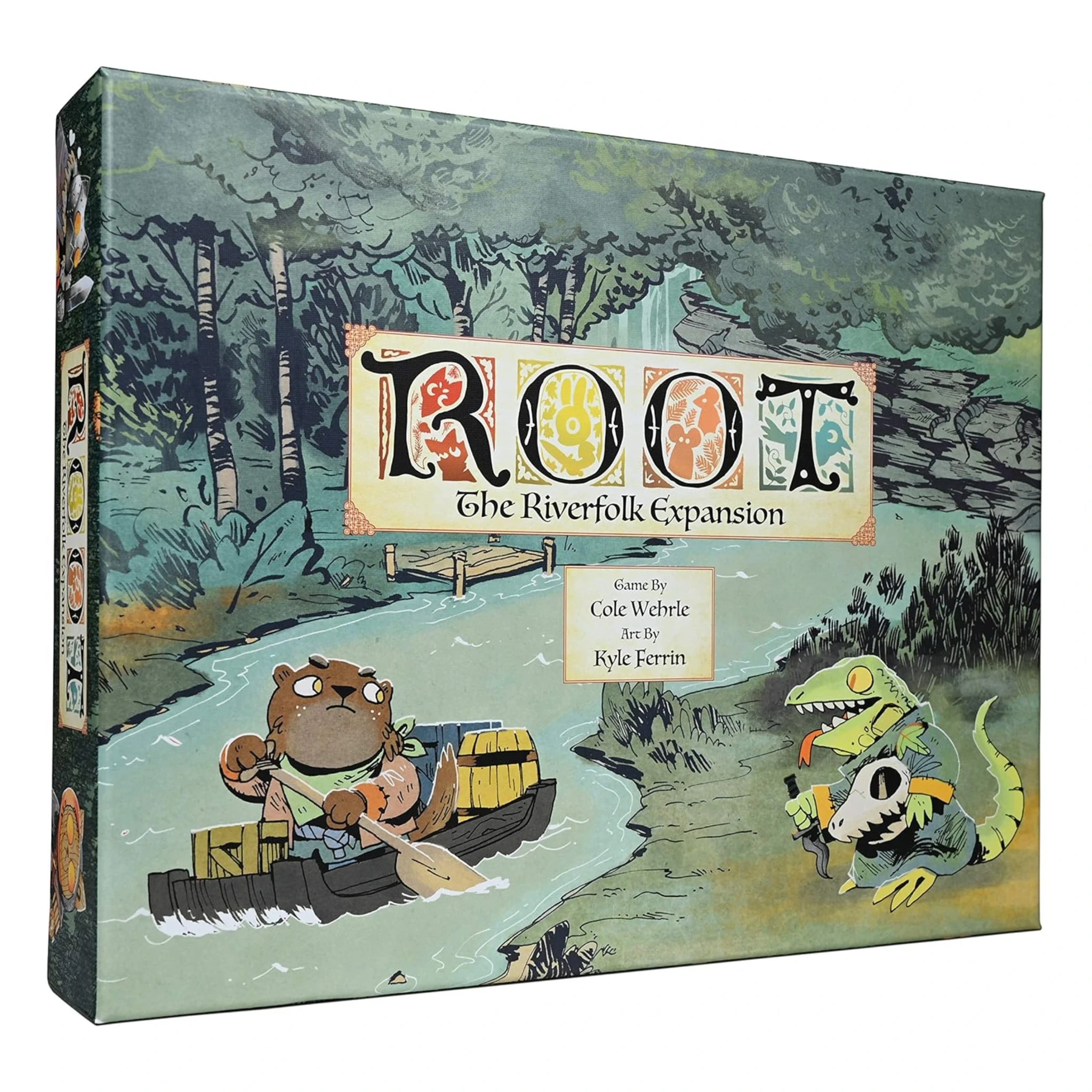 An image of the The Riverfolk Expansion series for the Root game.
