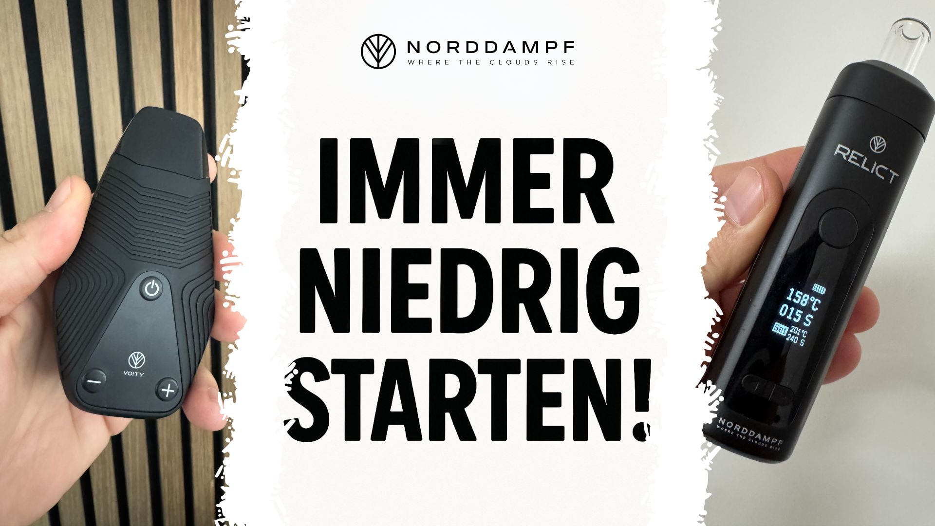 Starte immer niedrig mit den Temperaturen 