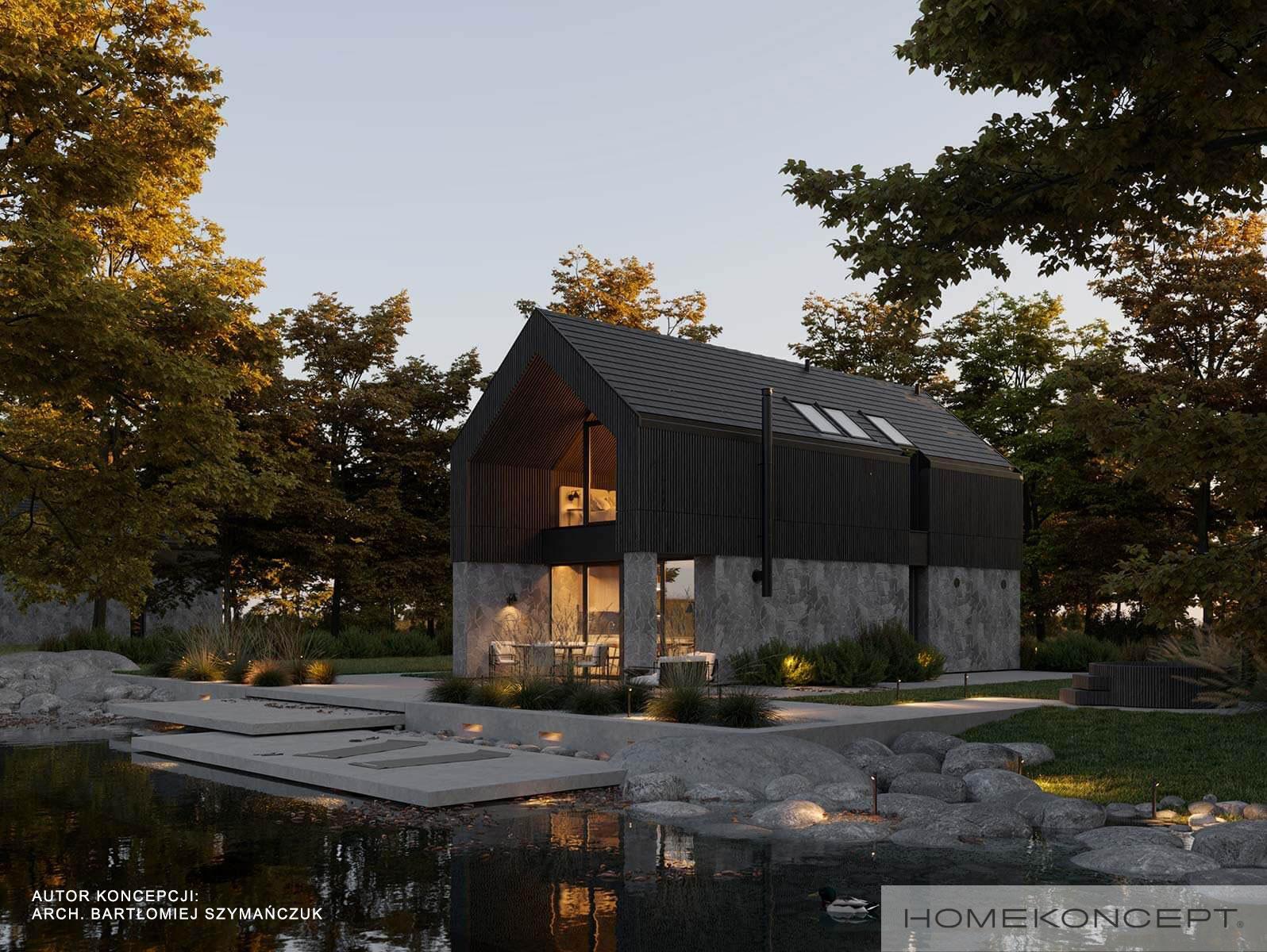 Projekt domu 70m2 HOMEKONCEPT 129
