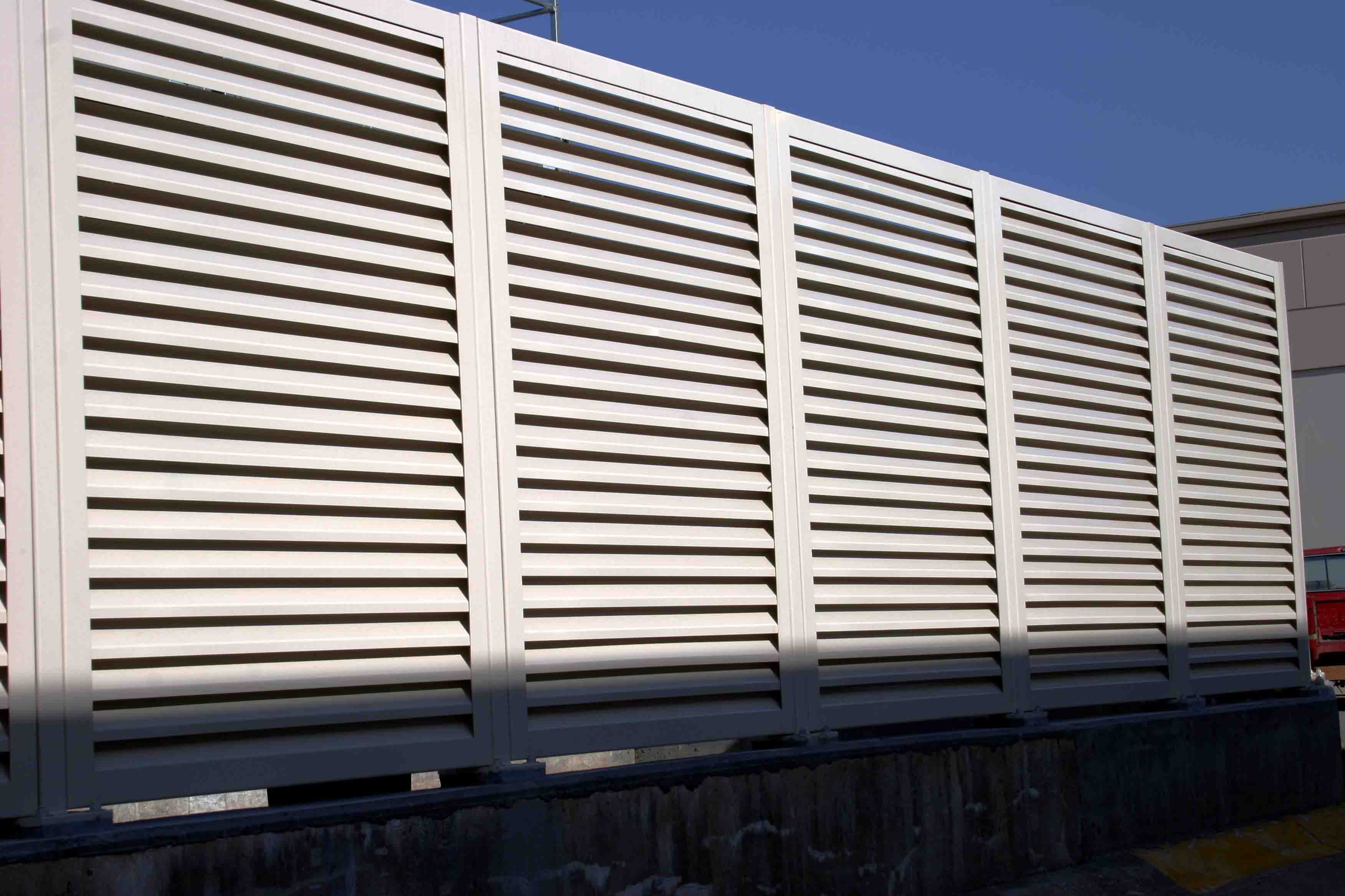 Louvered Horizontal Fence