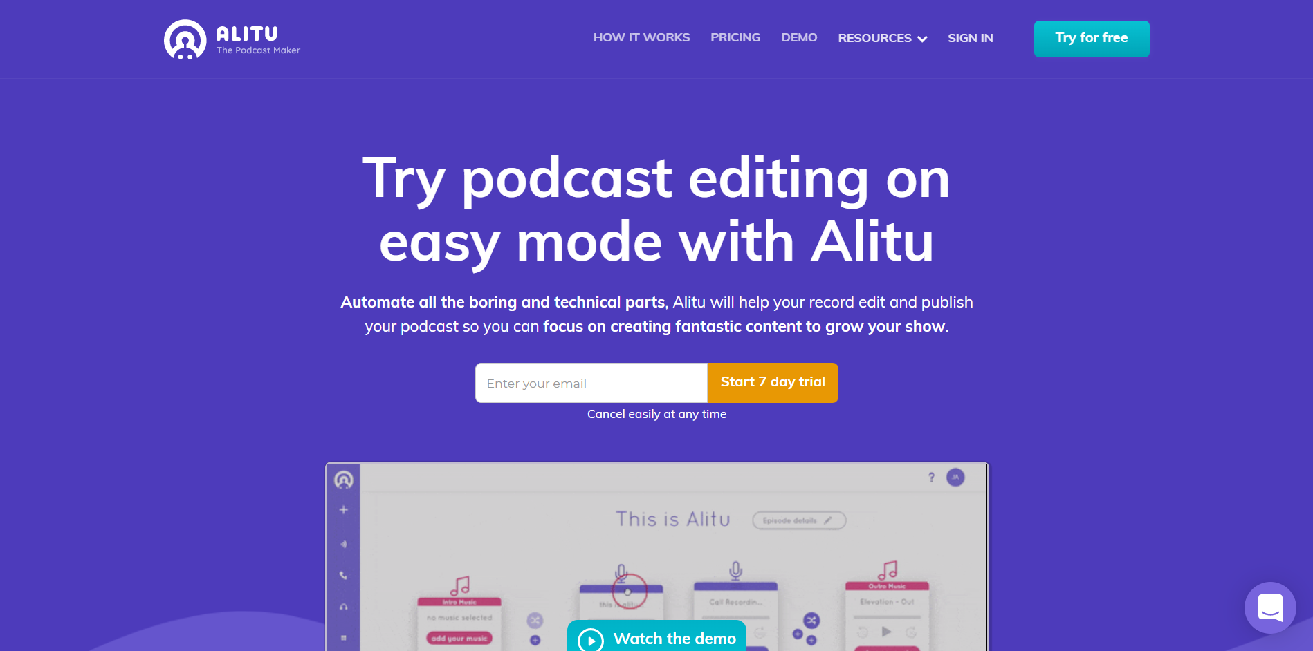 Alitu main page