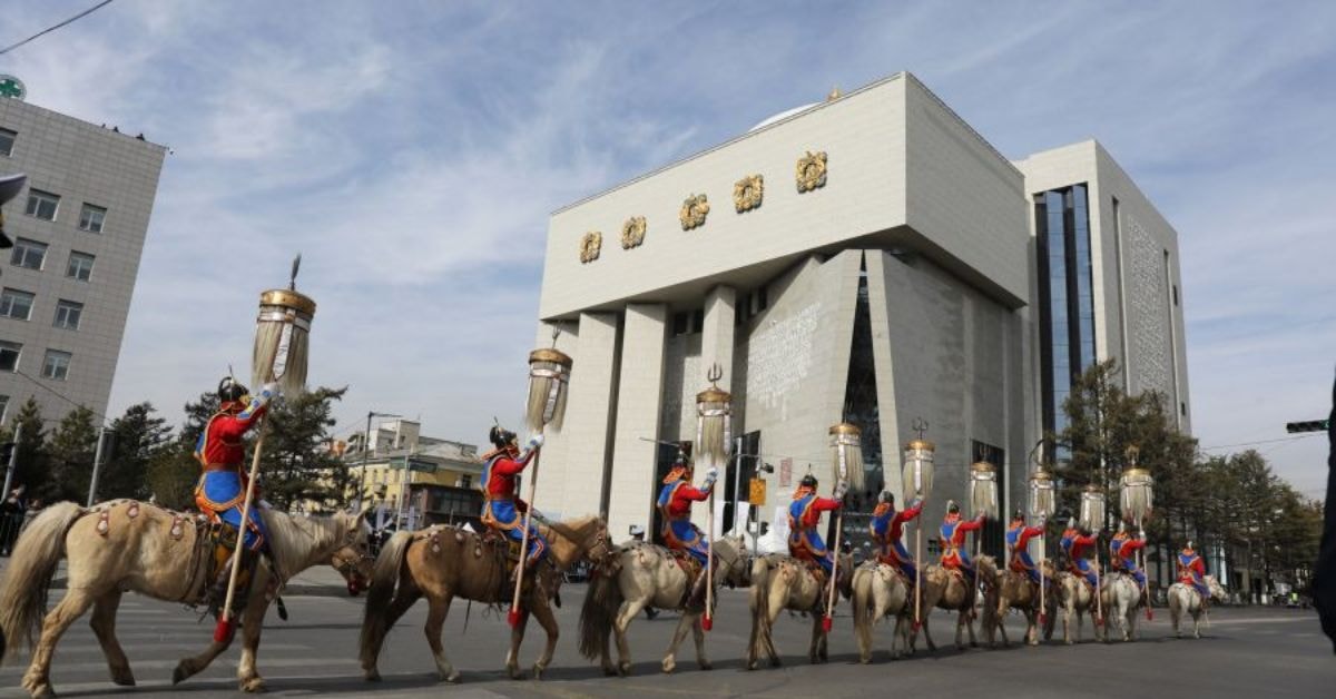 Chinggis khan museum Ulaanbaatar