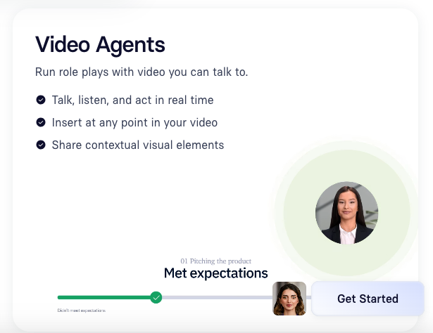 Synthesia Video Agents Feature