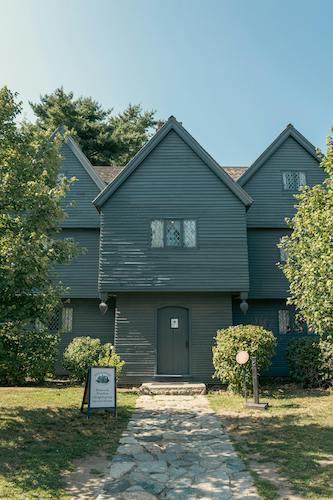 The famous Witch House of Salem, not far from the Essex Street pedestrian mall