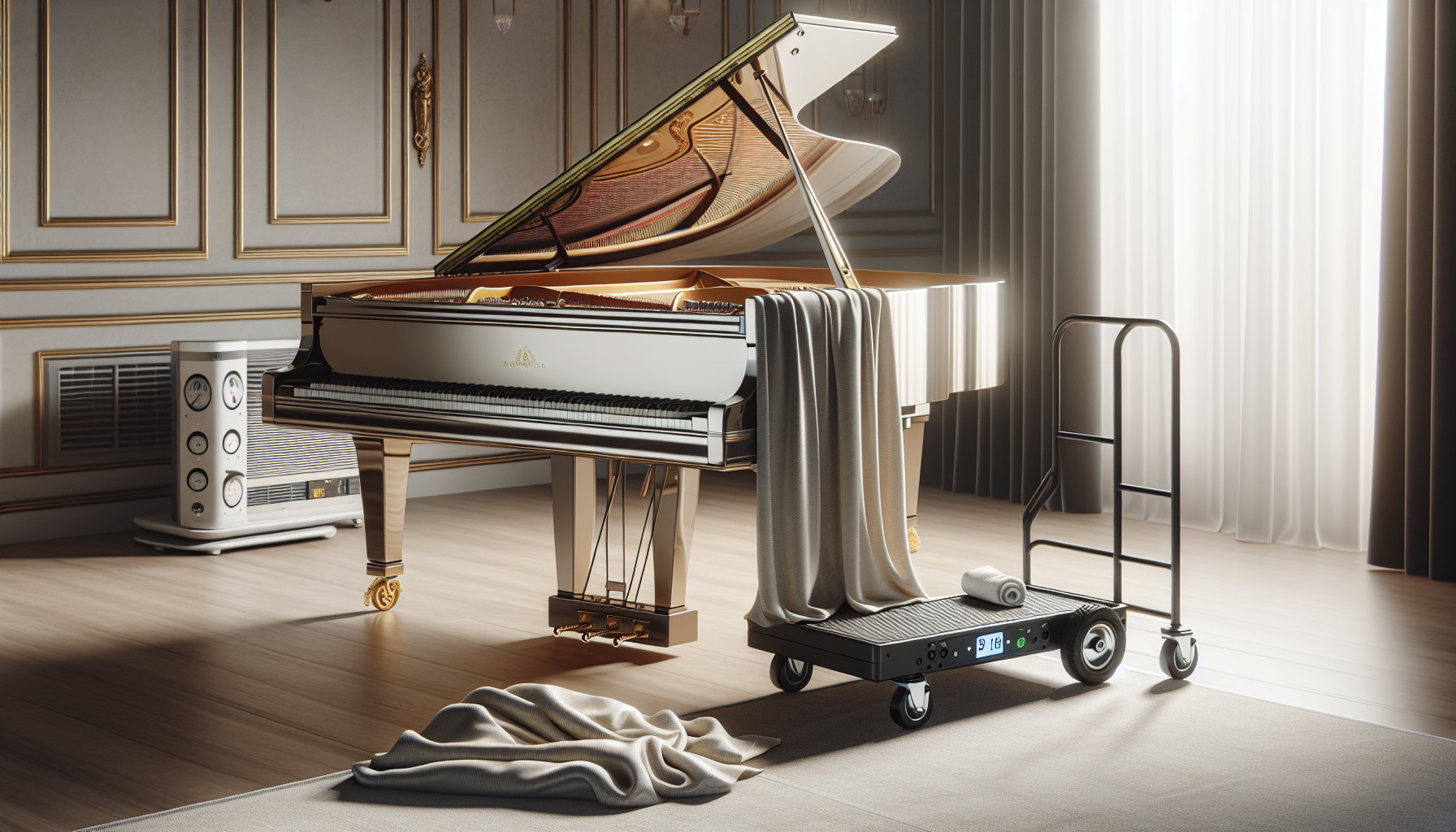 Proper maintenance and care for a full-size keyboard piano