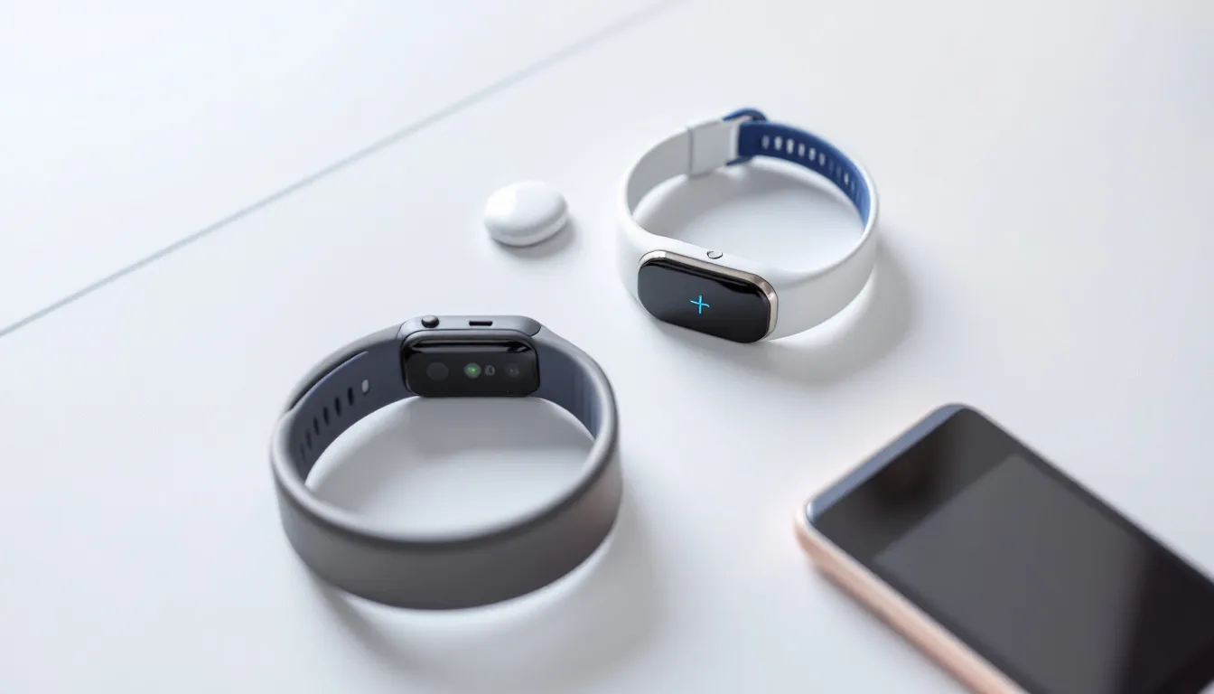 The image features a variety of recovery tracking devices, including CPAP and BiPAP machines, arranged neatly on a clean white surface, showcasing different form factors designed to help patients with obstructive sleep apnea breathe more easily during sleep. Each device is engineered to maintain open airways and deliver the appropriate pressure for improved health and recovery.