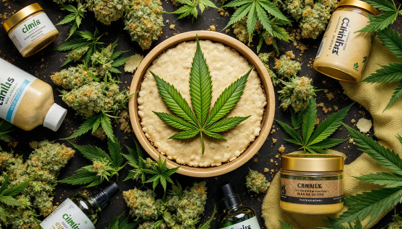 A variety of THCA edibles including gummies and other hemp-derived products.