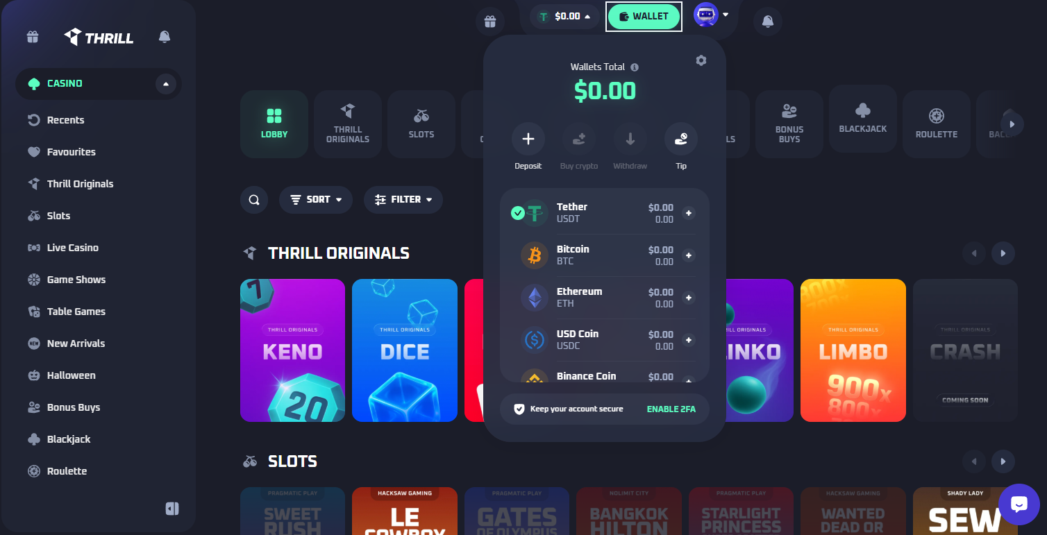 Thrill Casino Review and Bonuses 2026