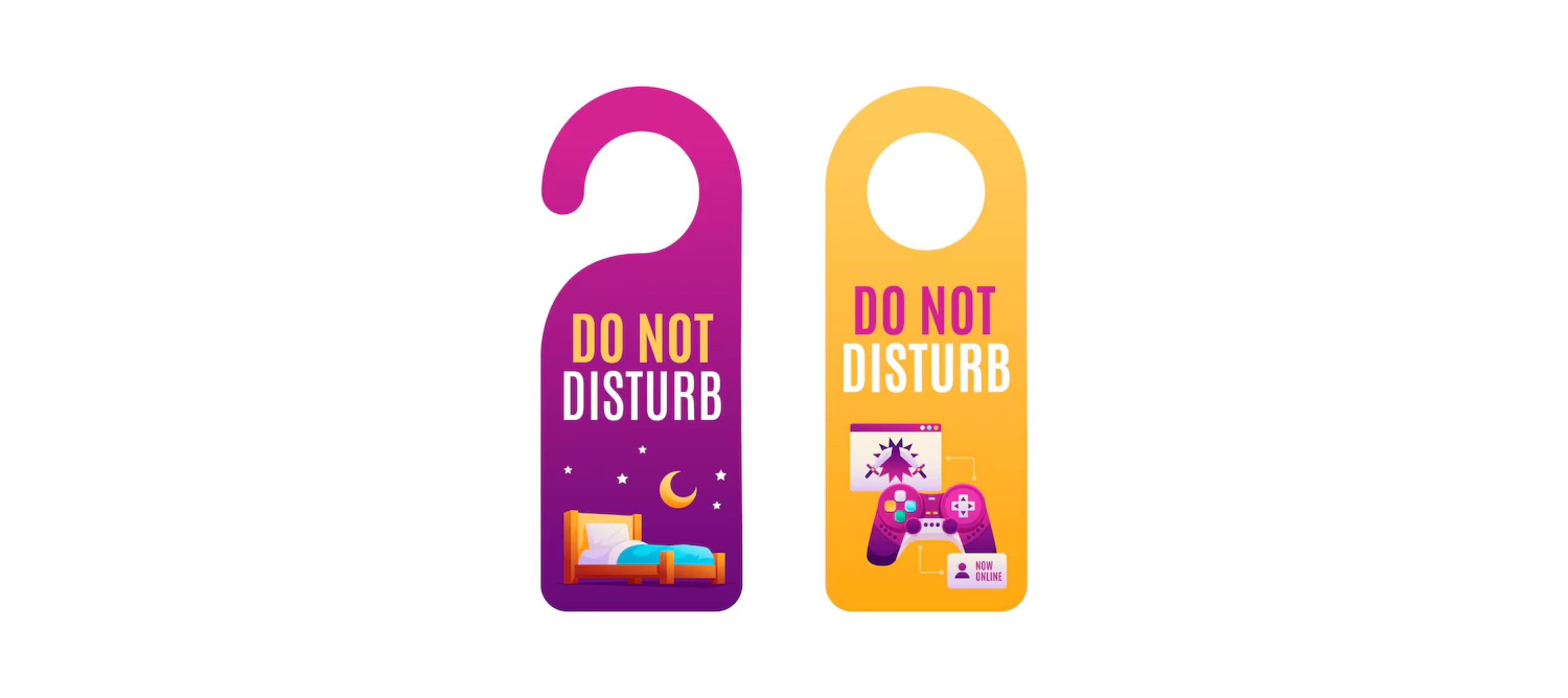 The Reversible Hotel Shower Signs