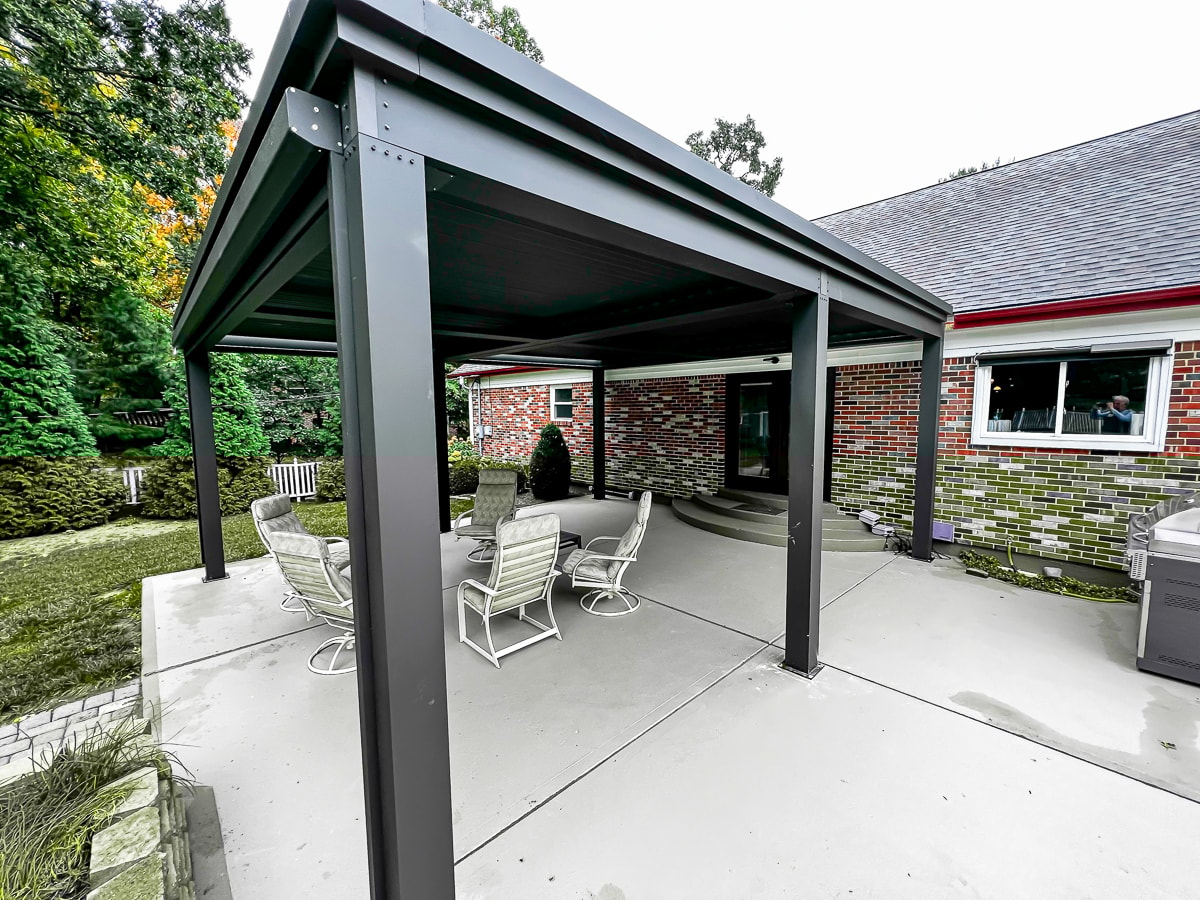 best color to match the contrast and style of the pergolas begin with the pergolas elements.