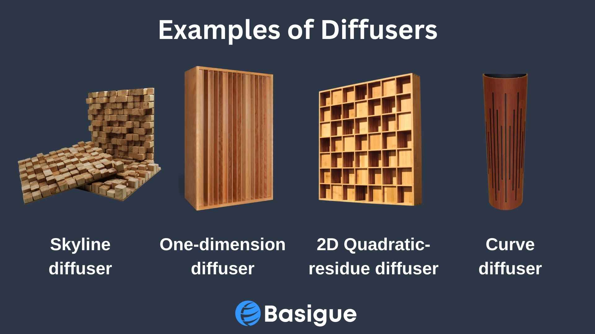 Examples of diffusers