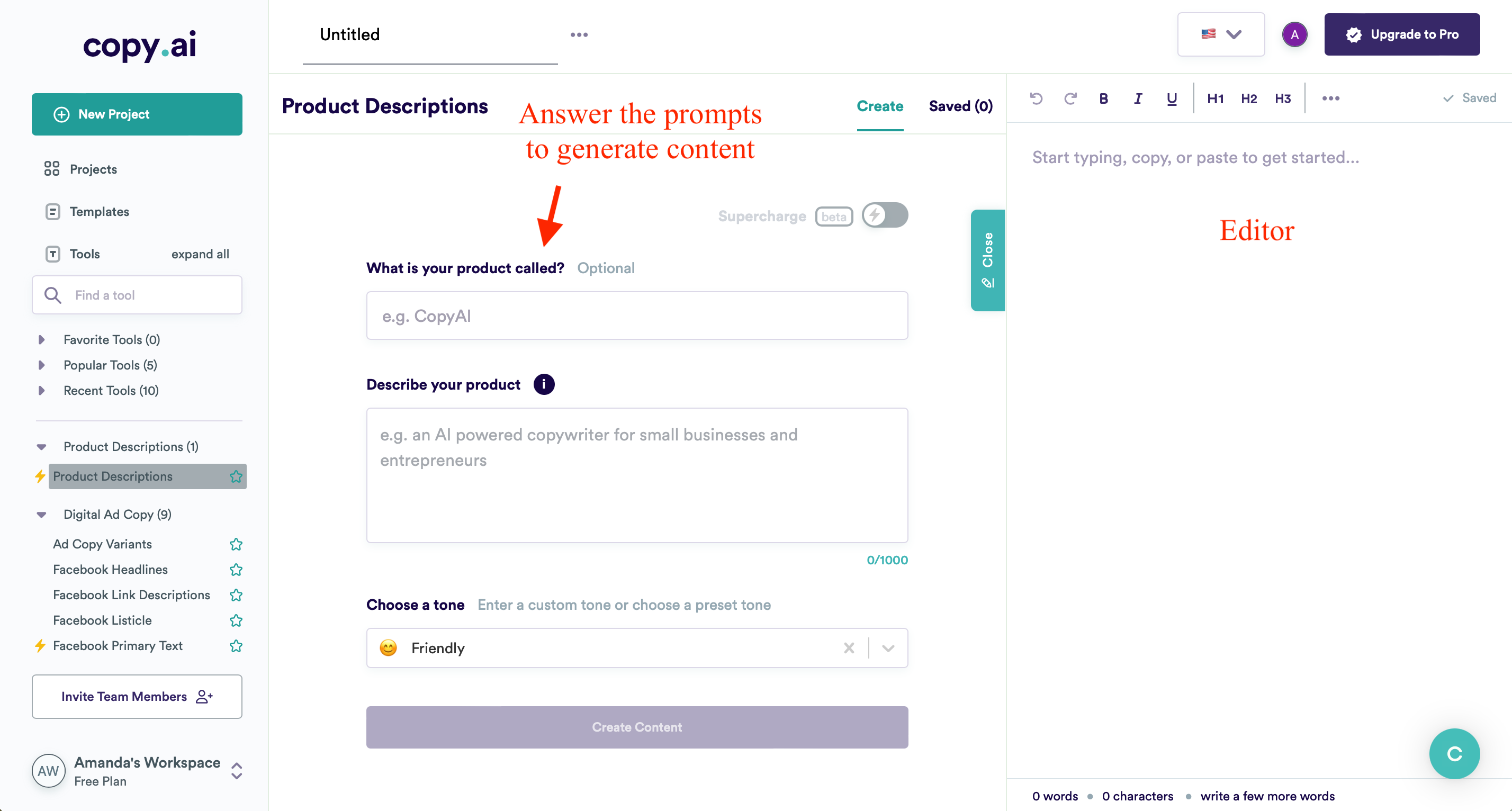 Copy.ai The AI-Powered Tool for Efficient Marketing Copy and Content Creation