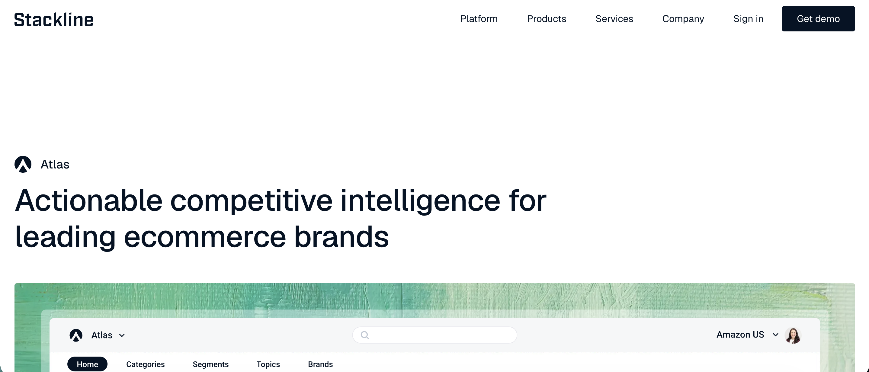 Stackline pricing: Atlas
