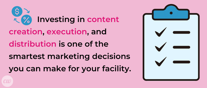 content marketing is a tool for your drug rehab marketing strategy, invest in content creation, execution, and distribution, 