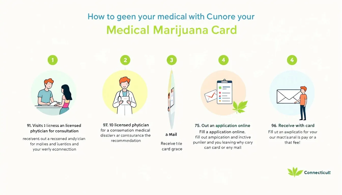 A step-by-step guide on how to get a medical marijuana card in Connecticut.