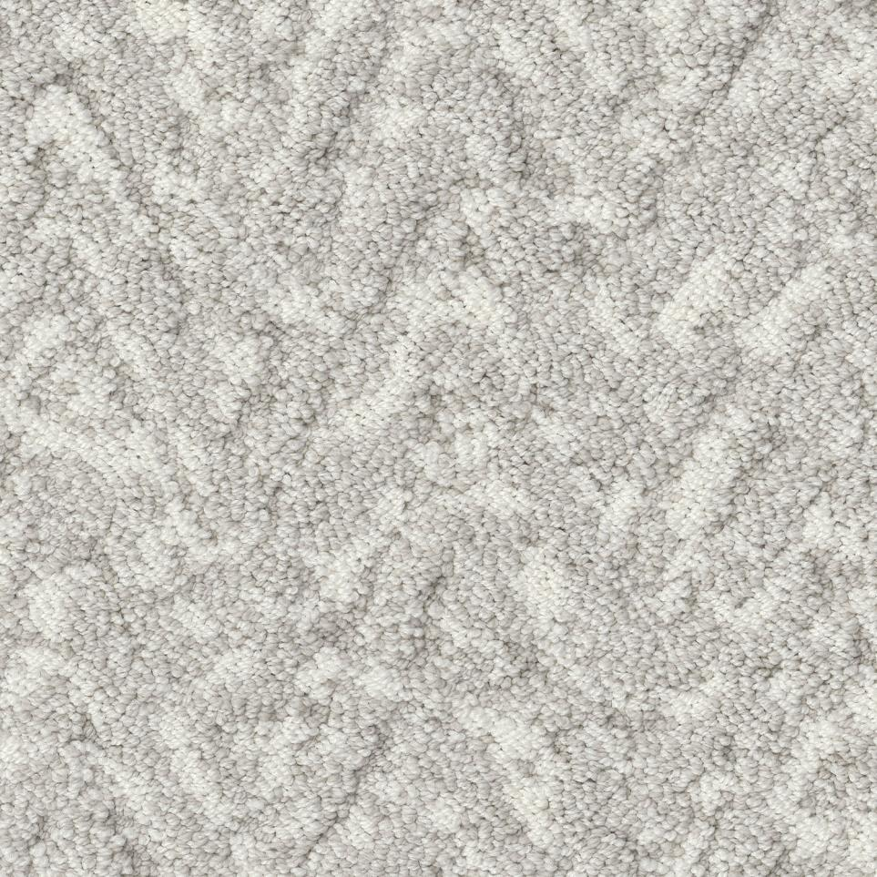 Sculptured cut and look carpet in gray and white