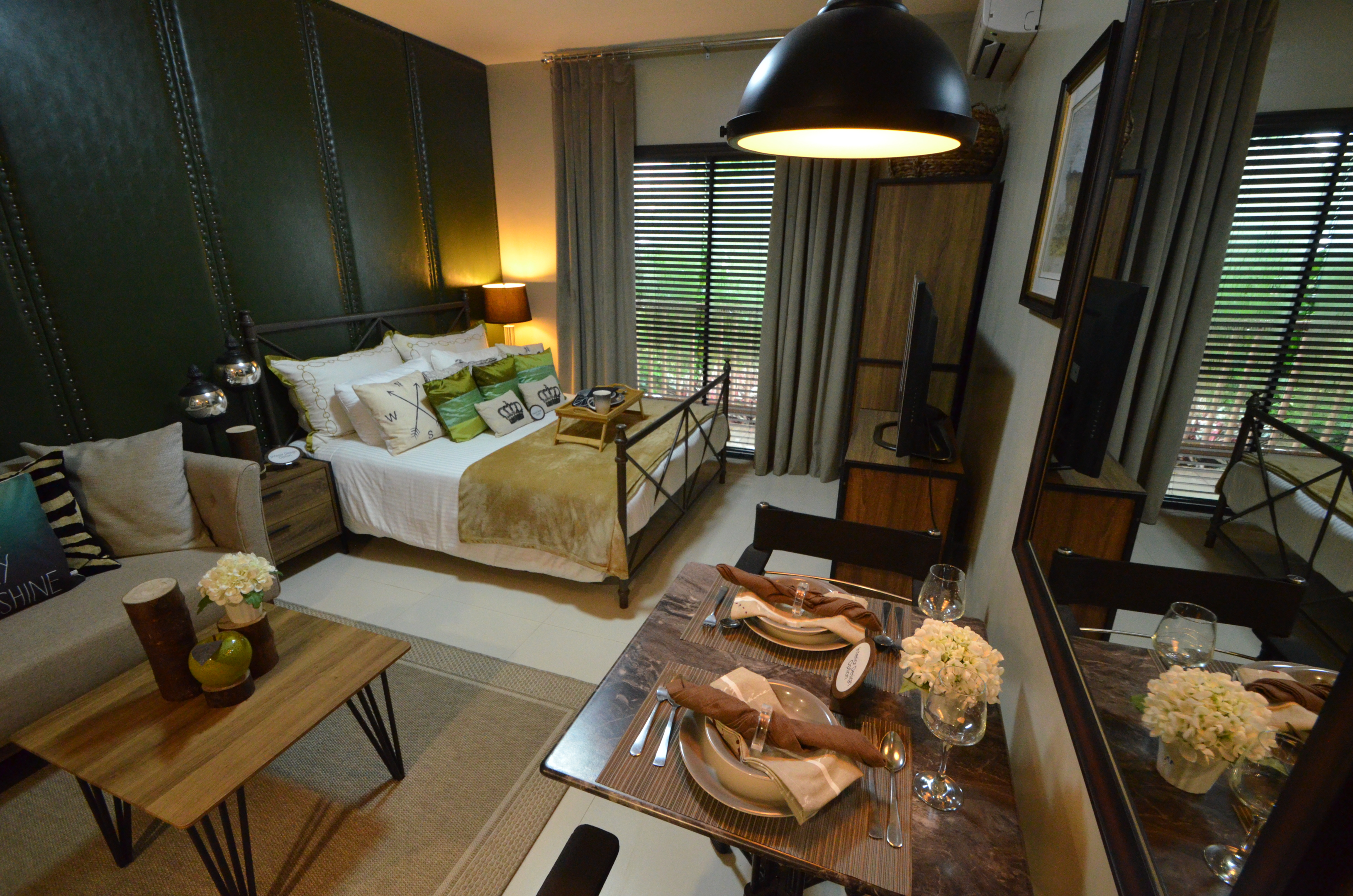 This is a look of one of the model units of Alpine Villas. 