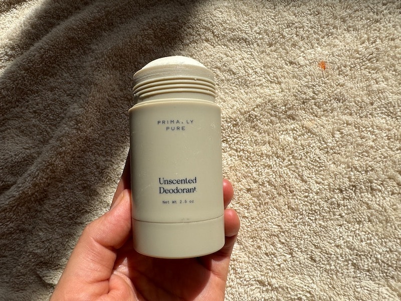 primally pure  product review Deodorant