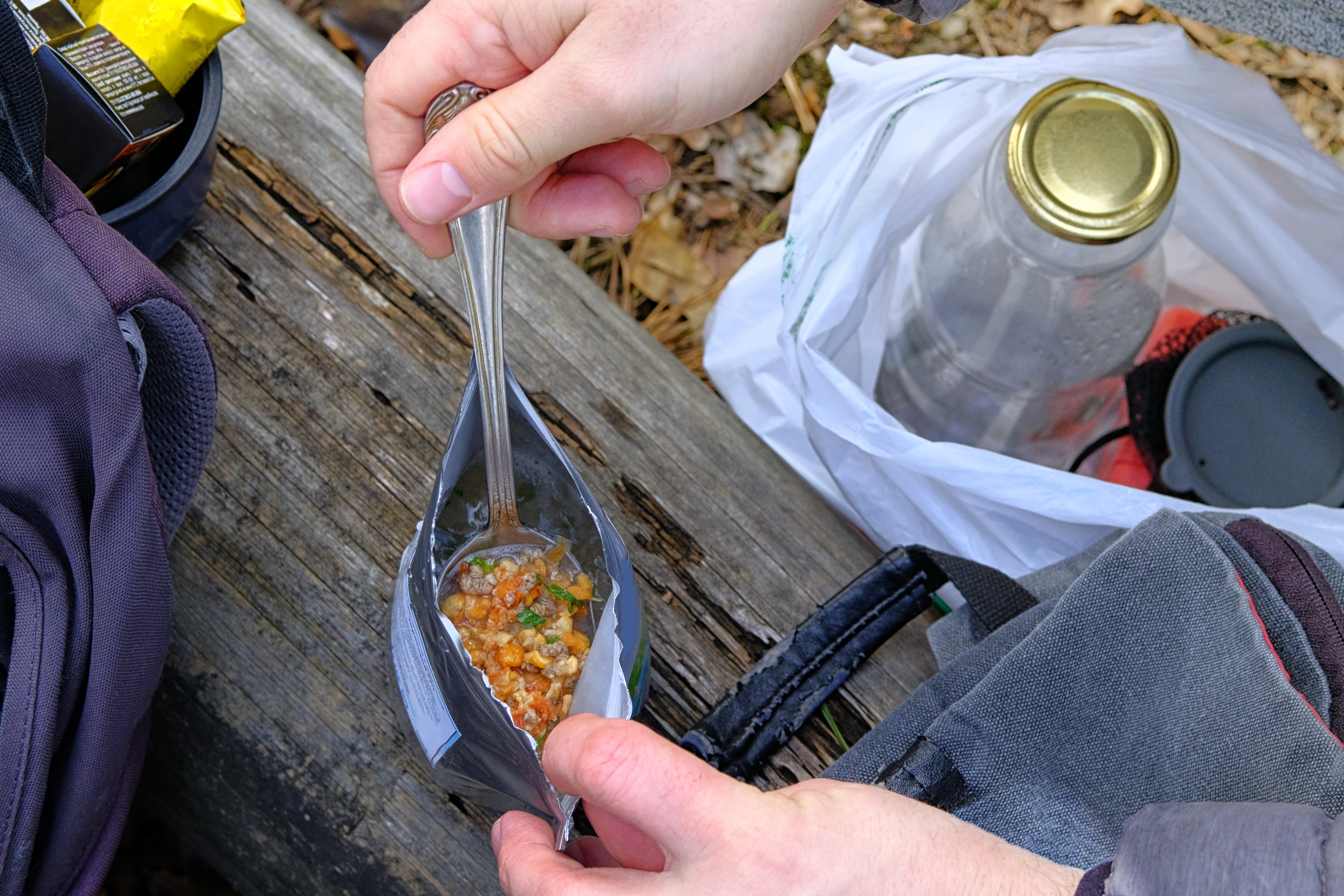 MREs are a shelf stable source of emergency food.