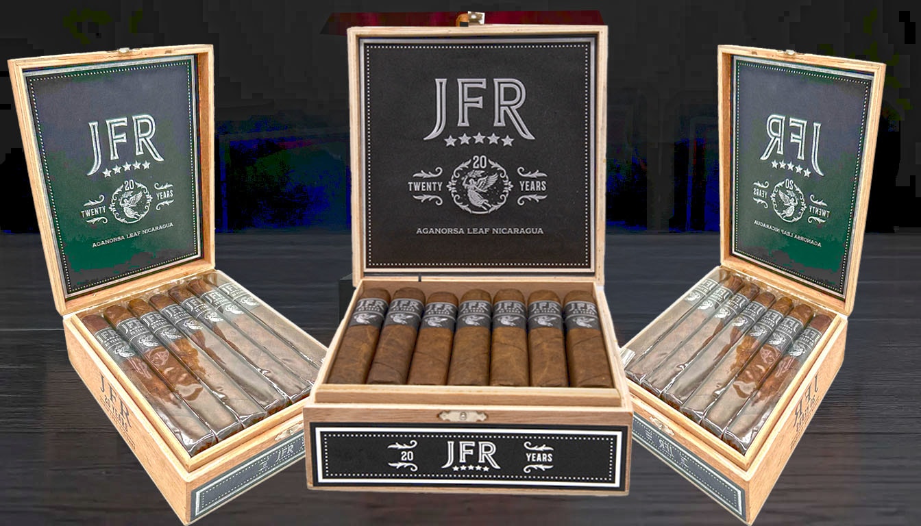 Display of special release cigar boxes, including limited editions.