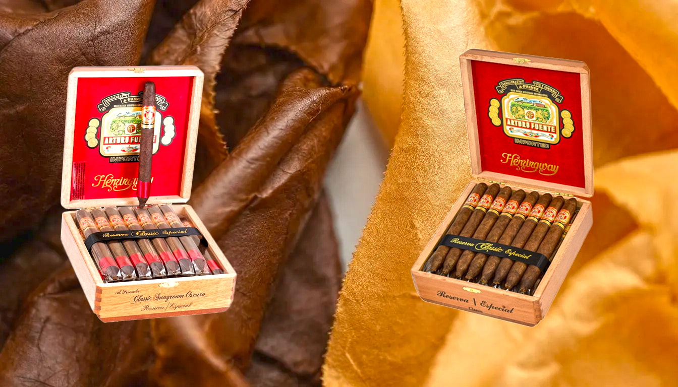 Arturo Fuente Hemingway Sungrown Oscuro vs Sungrown: A Flavor Showdown ...