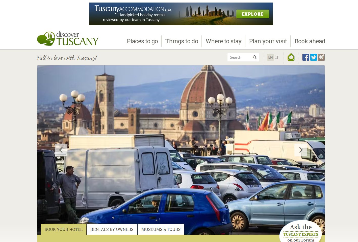 Places to avoic in Tuscany