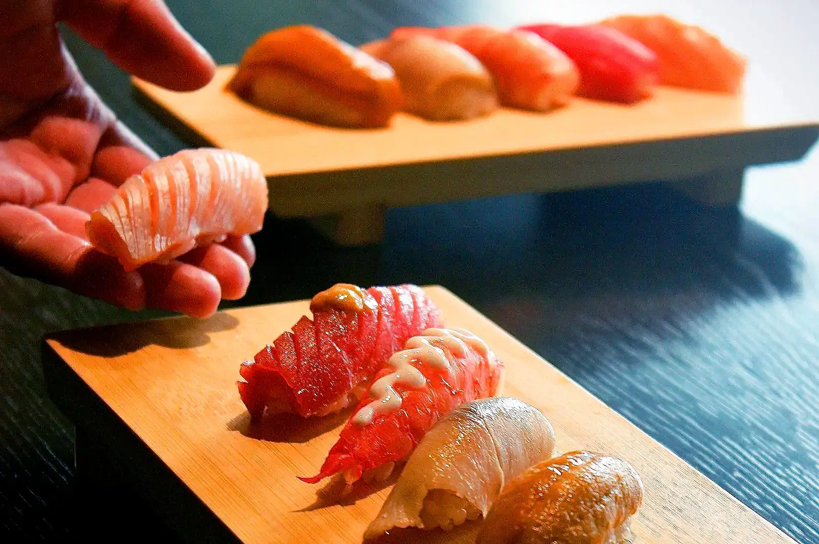 Shinji by Kanesaka Singapore sushi chef preparing authentic Japanese omakase at the counter