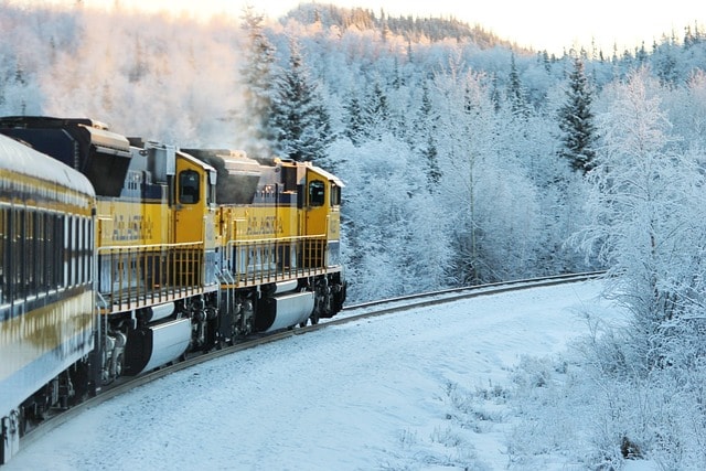 train, alaska, travel