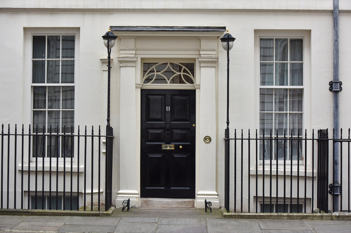 Number 11 Downing Street where Jeremy Hunt has budget responsibility