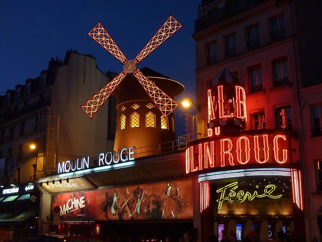 moulin rouge, paris, red mill