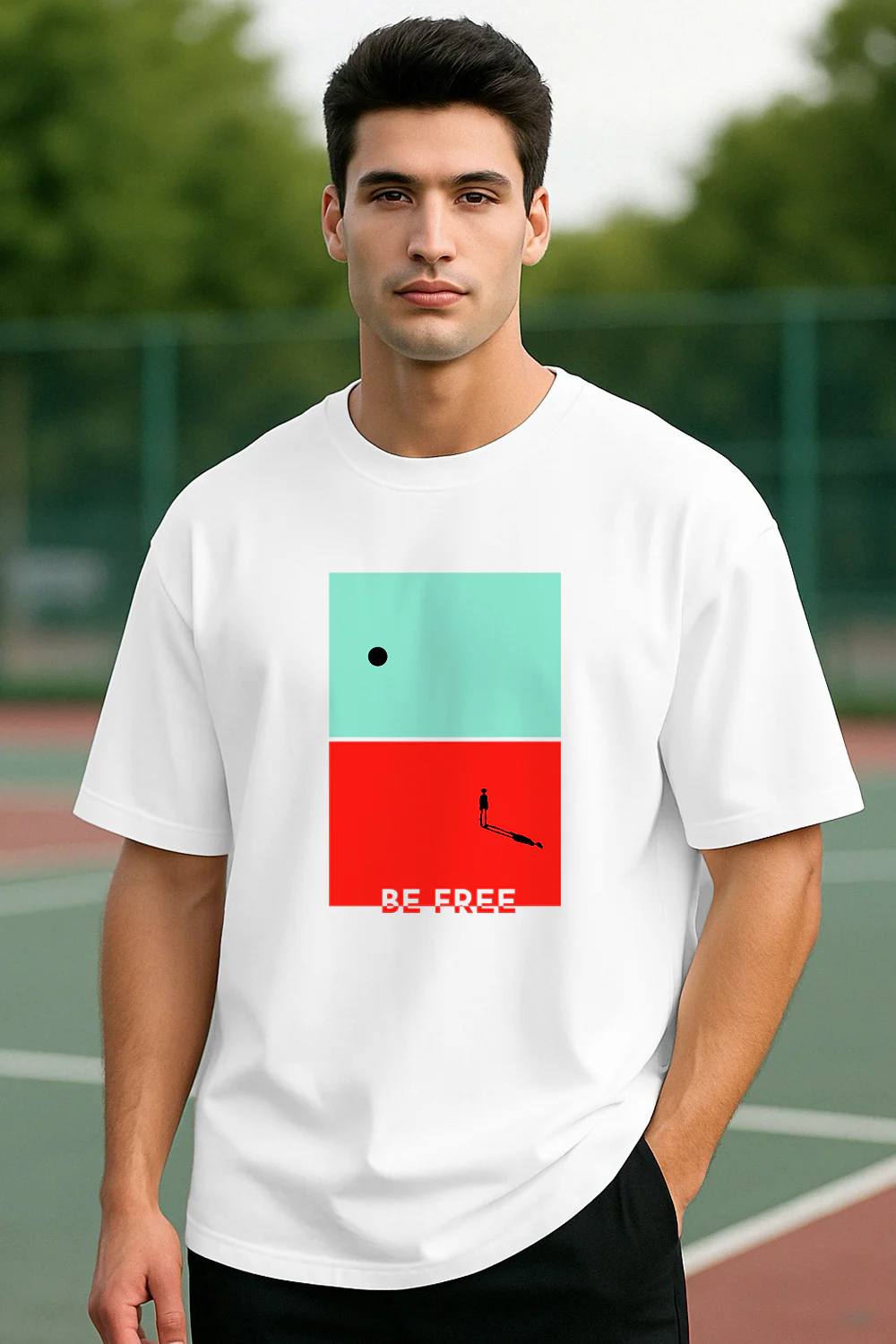 This White Oversized T-shirt By Nobero Is Low-key a Style Power Move