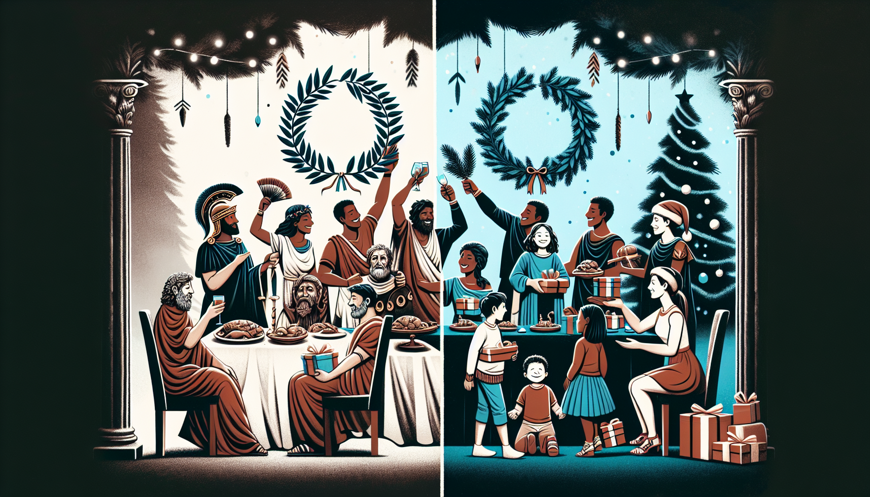 Saturnalia's Influence on Christmas Traditions