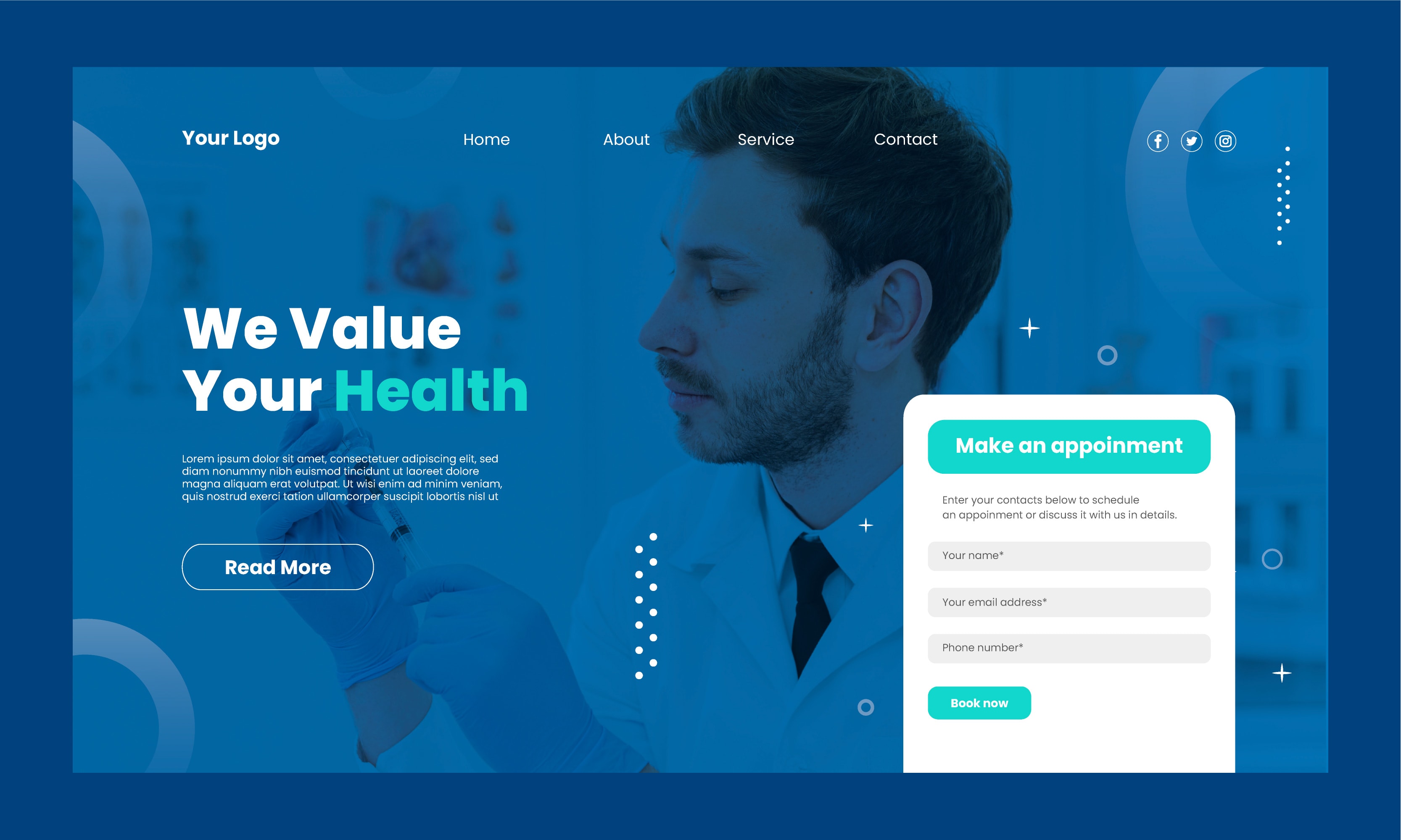 Landing pages - healthcare clients