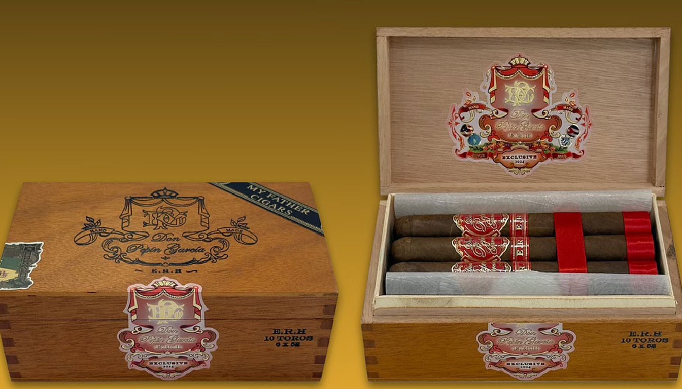 An assortment of Don Pepin Garcia E.R.H. cigars highlighting their unique characteristics.