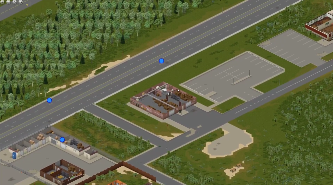 Project Zomboid Large Warehouse in Muldraugh