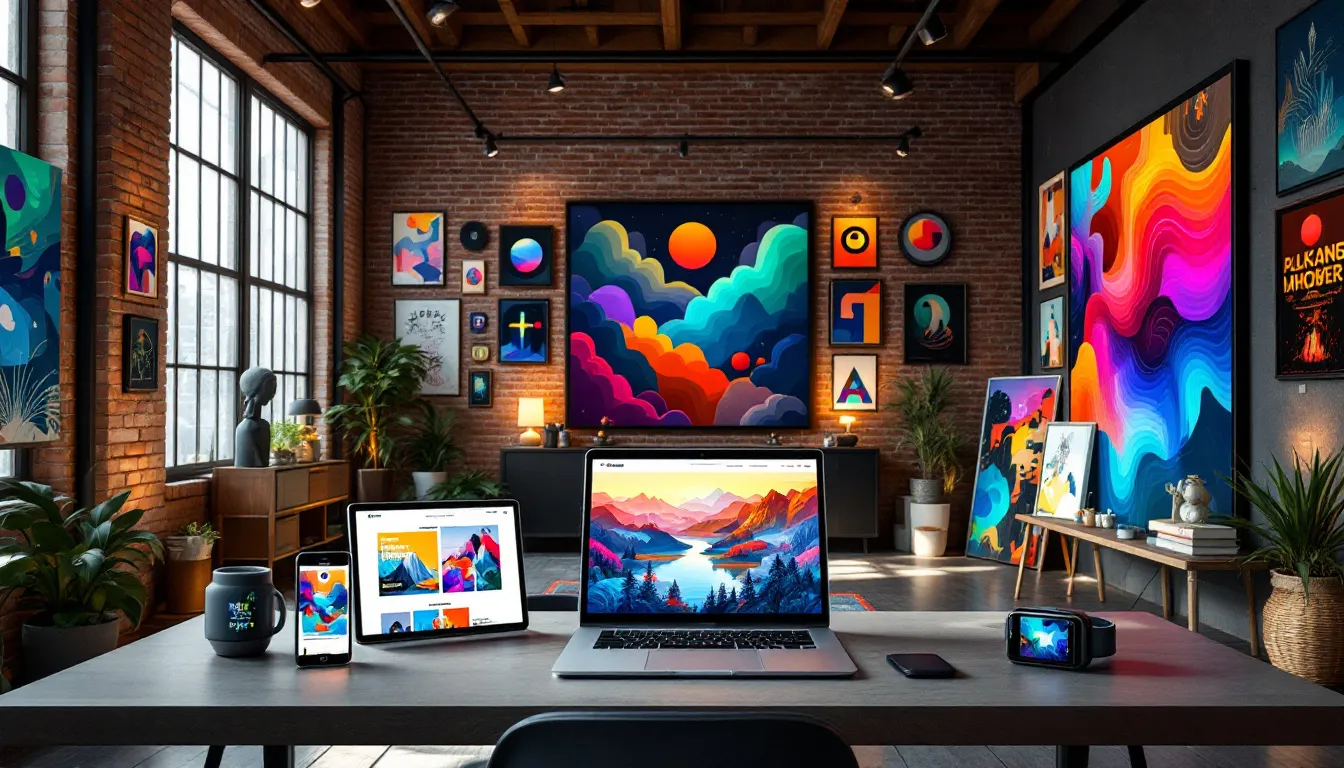 A responsive website design displayed on multiple devices.