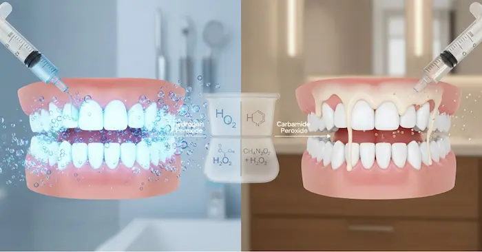 What’s the Difference Between Carbamide Peroxide and Hydrogen Peroxide?